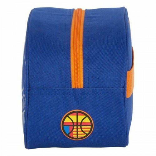 Skoletoilettaske Valencia Basket M248 - Blå/Orange 26 × 15 × 12 cm