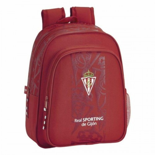Real Sporting de Gijón børnetaske/rygsæk - rød 27 × 33 × 10 cm