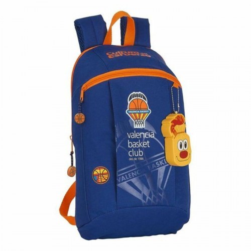 Valencia Basket børne rygsæk - blå/orange, 22 × 39 × 10 cm