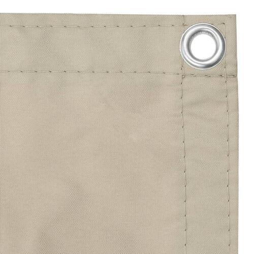 Altanafskærmning 75x300 cm oxfordstof beige