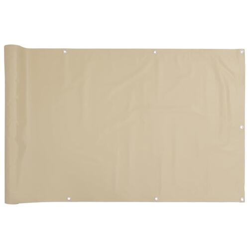 Altanafskærmning 90x500 cm oxfordstof beige