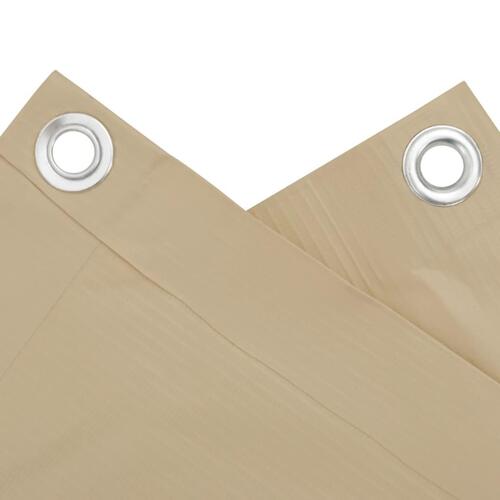 Altanafskærmning 90x500 cm oxfordstof beige