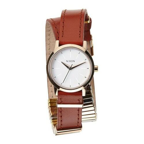 Dameur Nixon A403-1749-00, brun læderrem, Ø 26 mm