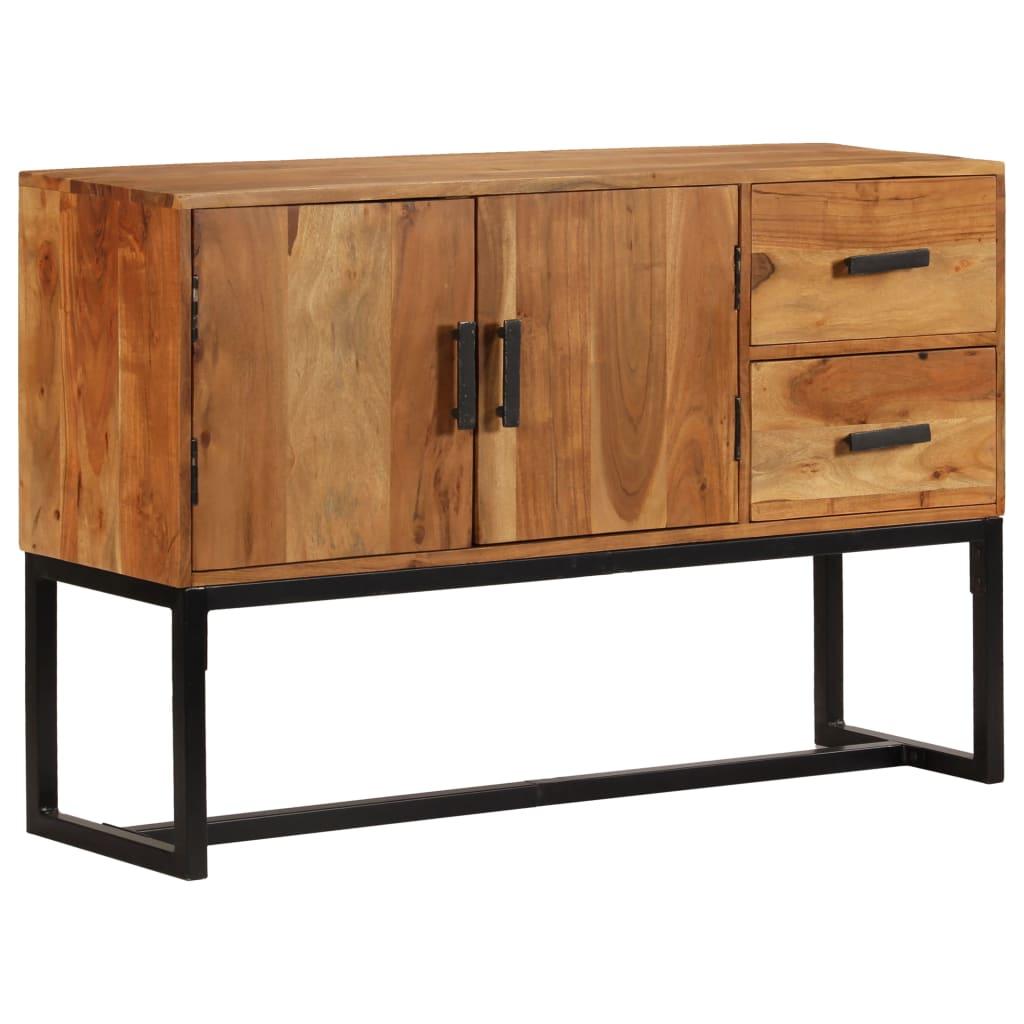 Skænk 110x30x70 Cm Massivt Akacietræ Brun