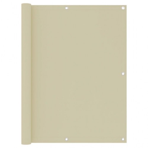 Altanafskærmning 120x600 cm oxfordstof cremefarvet