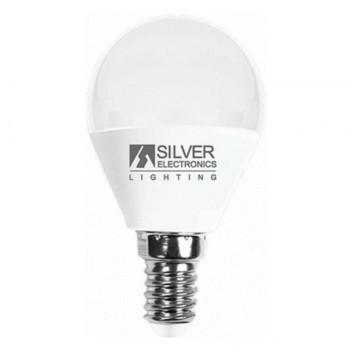 Silver Electronics sfærisk LED pære E14 7 W, varm hvid 3000 K
