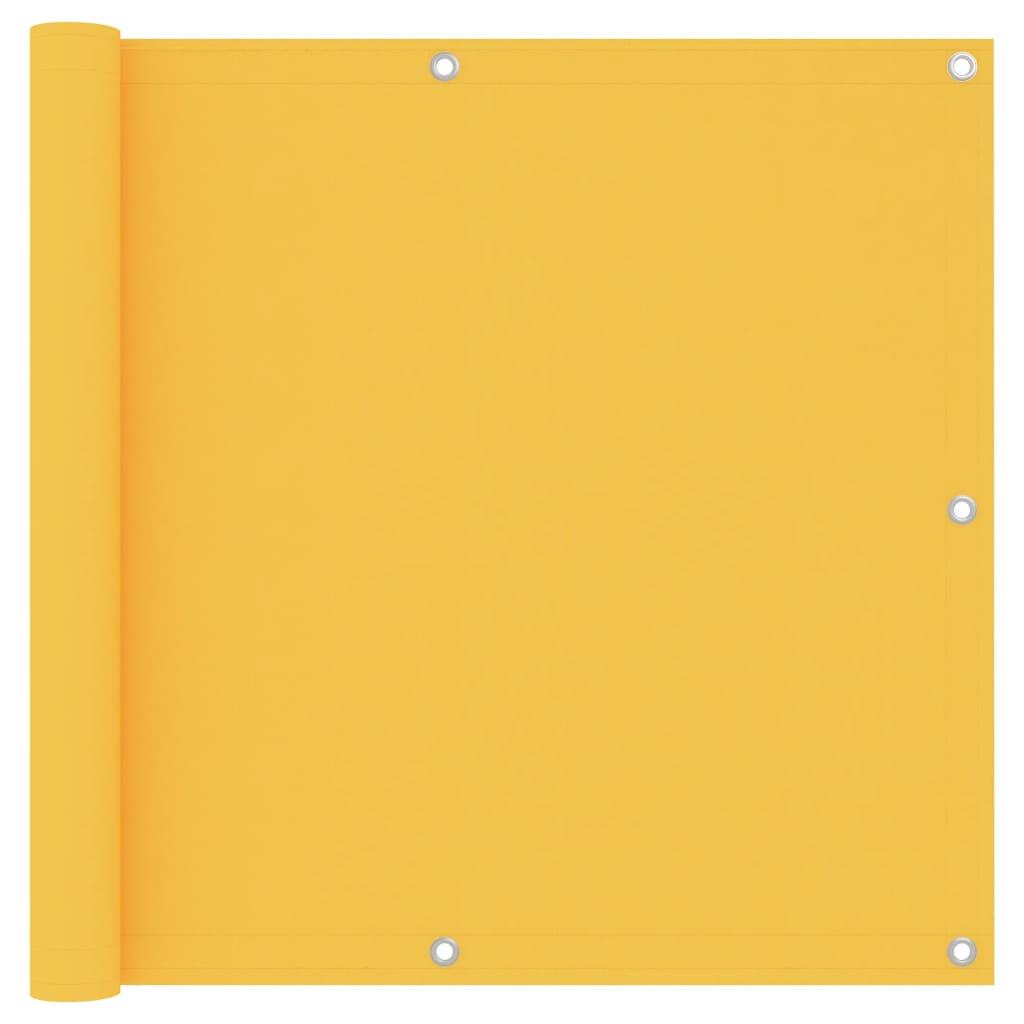 altanafskærmning 90x500 cm oxfordstof gul