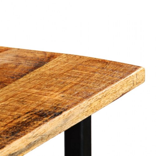 Traktor-barbord i massivt mangotræ rød 60 x 120 x 107 cm