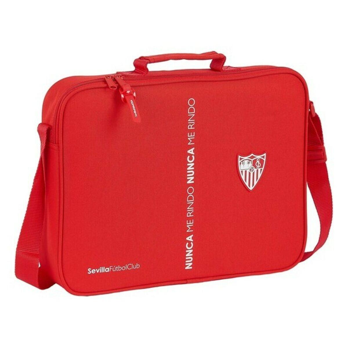 Skoleskoletaske Sevilla Fútbol Club Rød 38 × 28 × 6 Cm