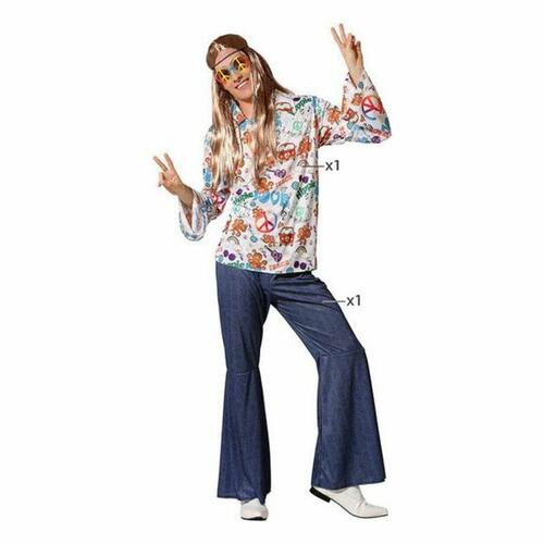 Kostume til voksne Hippie XL