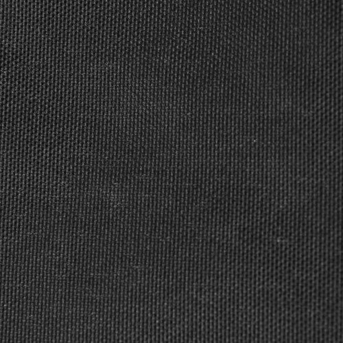 Solsejl trekant 5×6×6 m - oxfordstof, antracitgrå