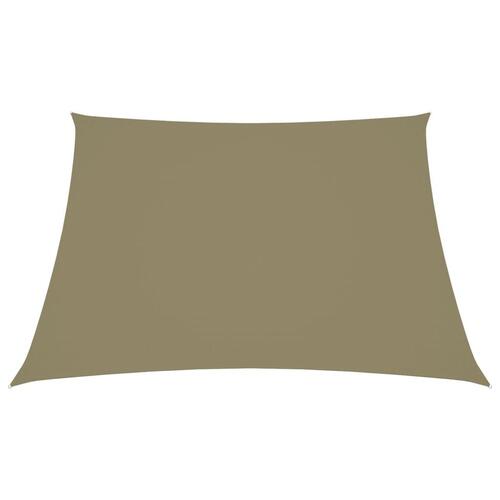 Solsejl 4,5x4,5 m firkantet oxfordstof beige