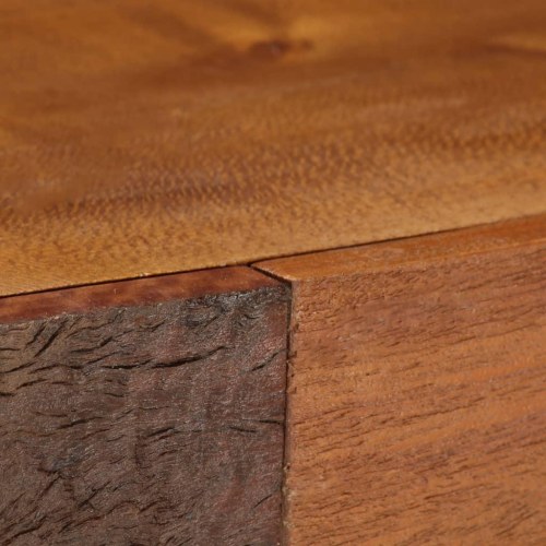 Skænk 110x30x75 cm massivt genbrugstræ brun
