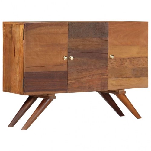 Skænk 110x30x75 cm massivt genbrugstræ brun