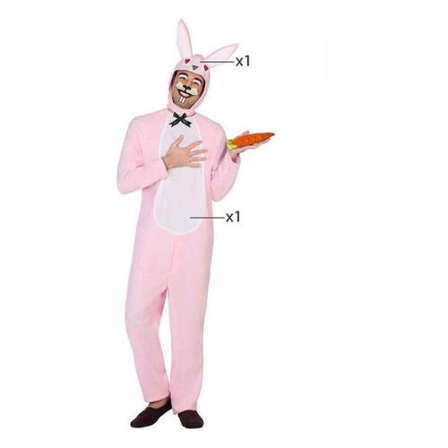 Kostume til voksne Th3 Party Pink dyr XXL