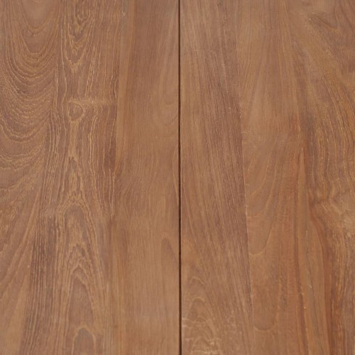 Sofabord i massivt teaktræ - naturlig finish 60 × 60 × 40 cm