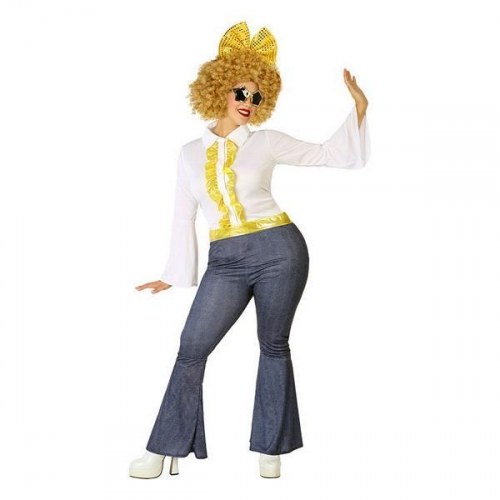 Carnival disco kostume til voksne - Dame XL (model 114074)