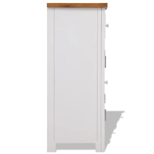 Skænk 90 x 33,5 x 83 cm massivt egetræ