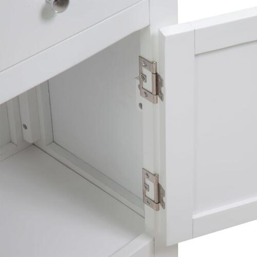 Skænk 90 x 33,5 x 83 cm massivt egetræ
