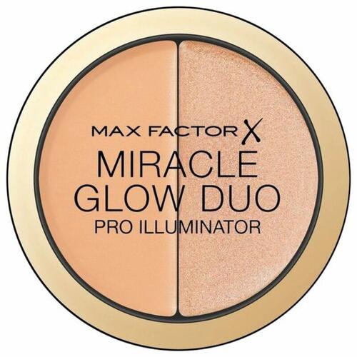 Lysreflekterende Miracle Glow Duo Max Factor 20 - Deep - 11 g