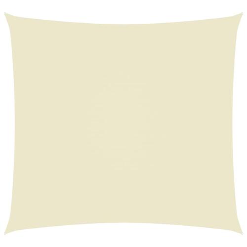 Solsejl 2x2,5 m rektangulær oxfordstof cremefarvet