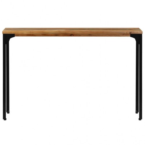 Konsolbord 120x35x76 cm massivt genbrugstræ
