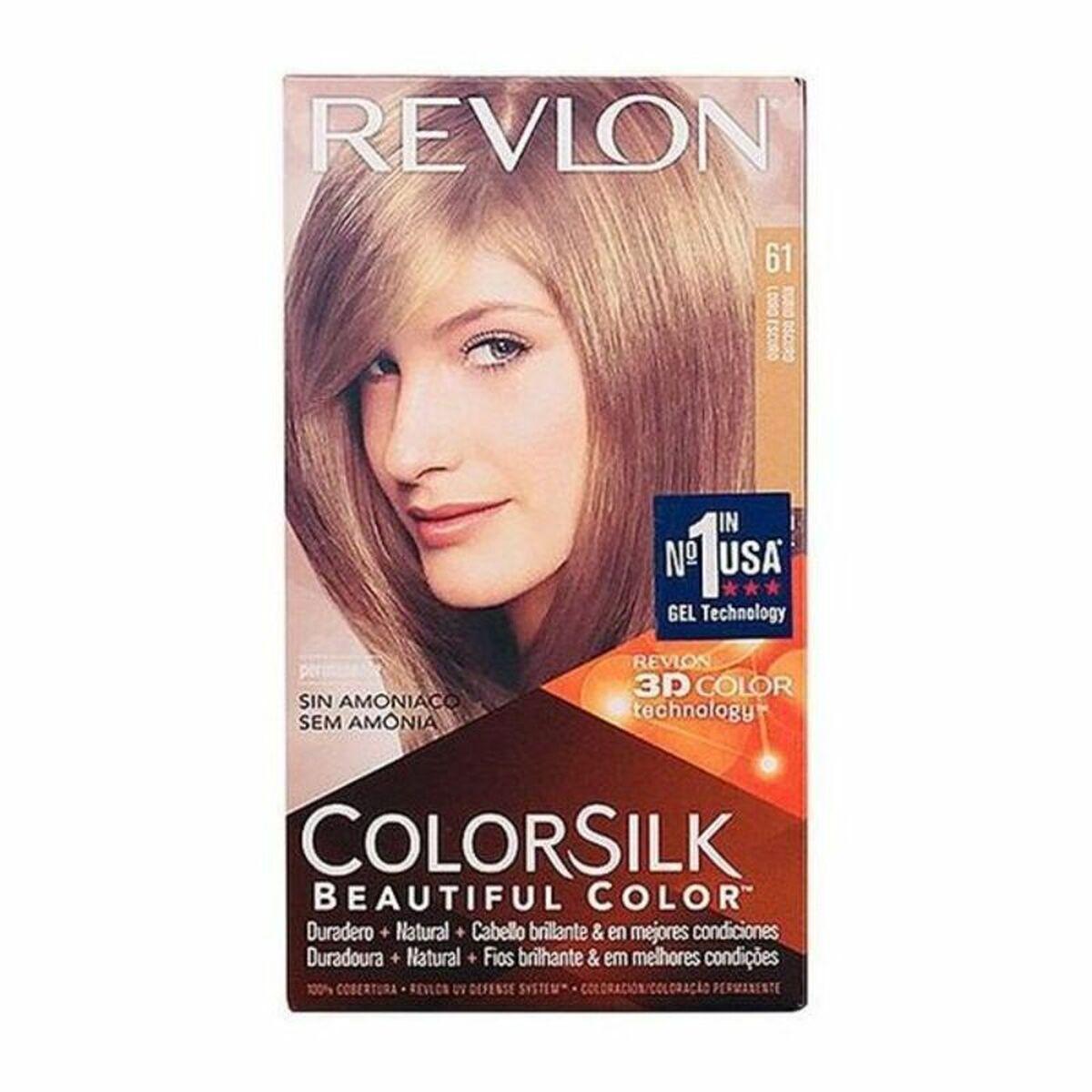 Hårfarve uden ammoniak Revlon Colorsilk 61 Mørk Blond