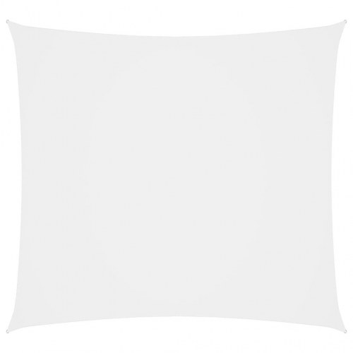 Solsejl 5x5 m firkantet oxfordstof hvid