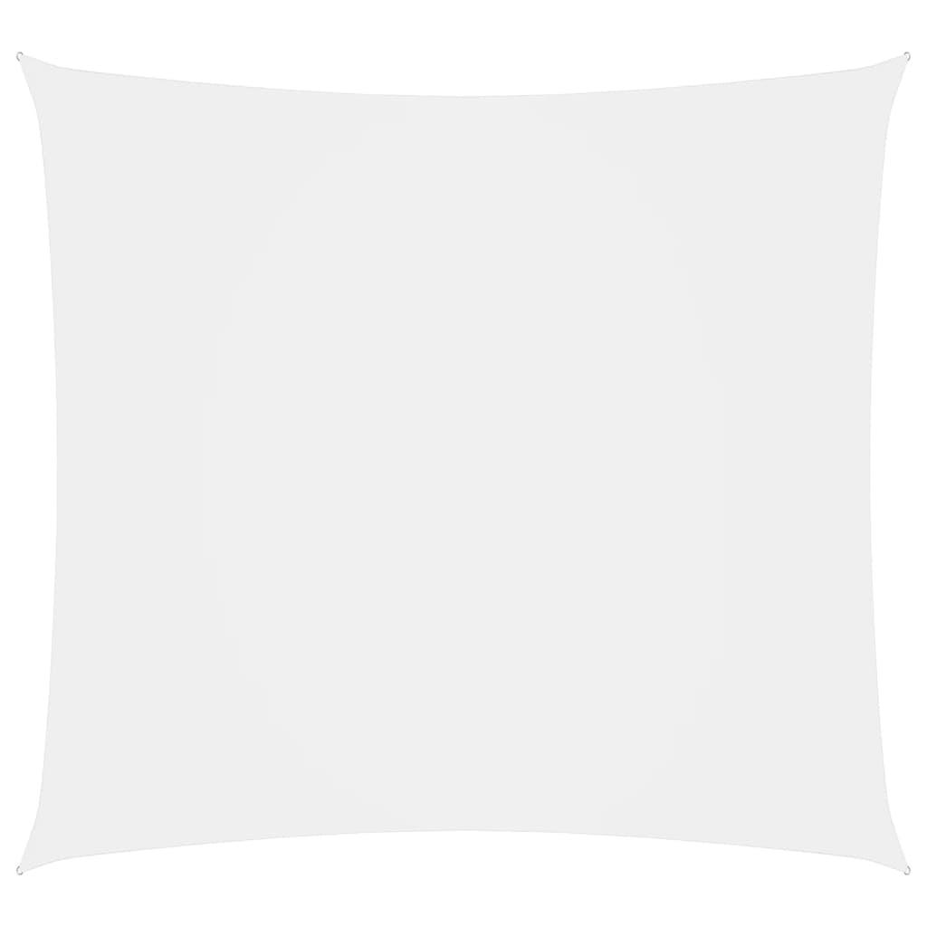 Solsejl 2,5x2,5 M Firkantet Oxfordstof - Hvid / 6 x 6 m