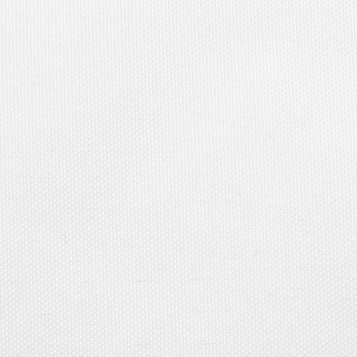 Solsejl 2 × 5 m - rektangulært oxfordstof, hvid