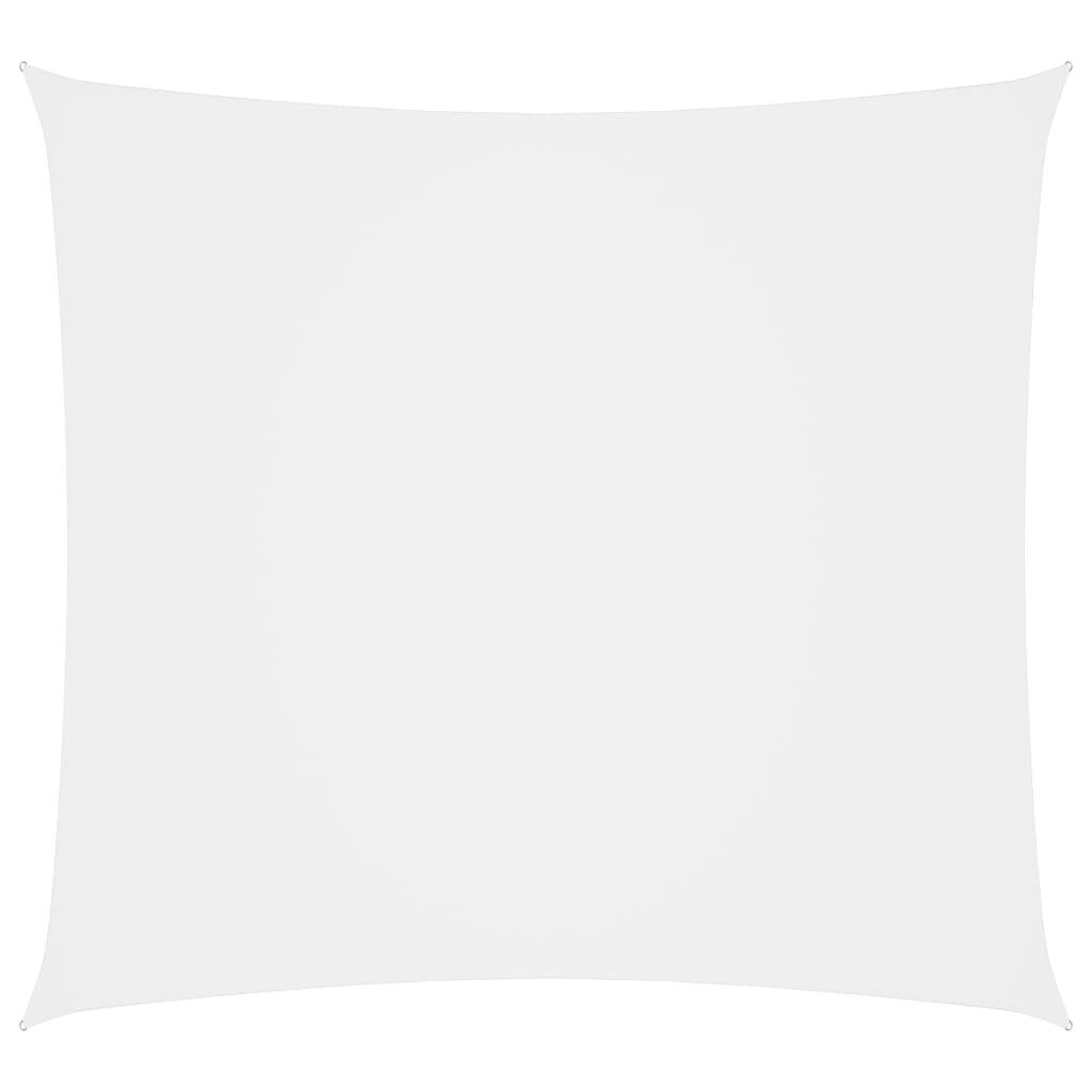 Solsejl 2X2,5 M Rektangulær Oxfordstof Hvid - 3.5 x 4.5 m