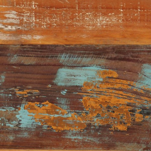 Sofabord 120×60×40 cm i massivt genbrugstræ - industrielt design