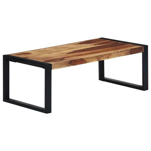 Sofabord 110 x 60 x 40 cm massivt sheeshamtræ