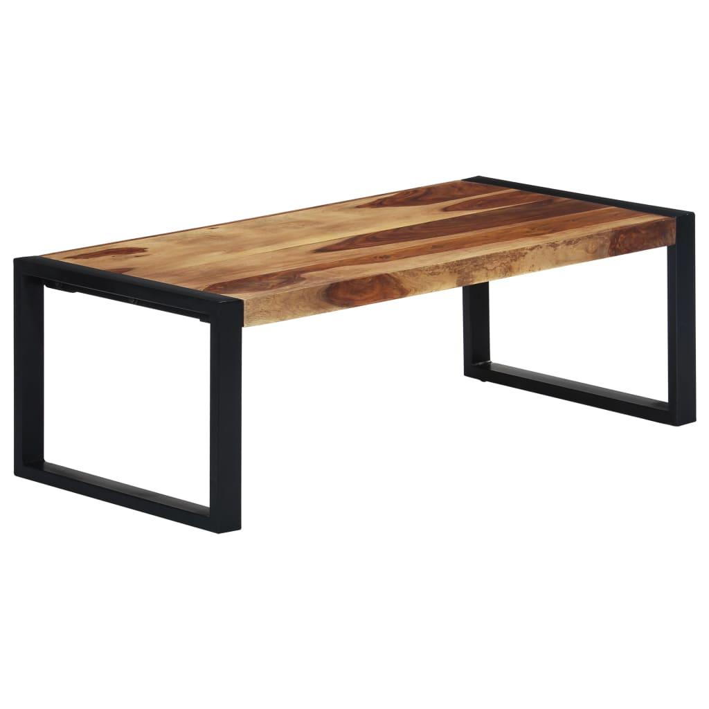 Sofabord 110 x 60 x 40 cm massivt sheeshamtræ