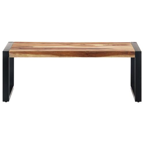 Sofabord 110 x 60 x 40 cm massivt sheeshamtræ