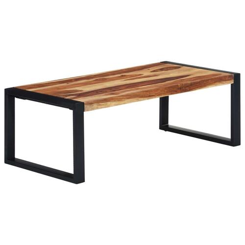 Sofabord 110 x 60 x 40 cm massivt sheeshamtræ