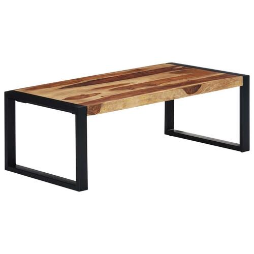 Sofabord 110 x 60 x 40 cm massivt sheeshamtræ