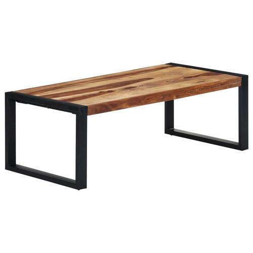 Sofabord 110 x 60 x 40 cm massivt sheeshamtræ