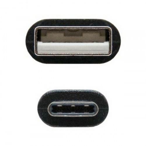 USB-C kabel NANOCABLE - USB A til USB C, 2 m, sort