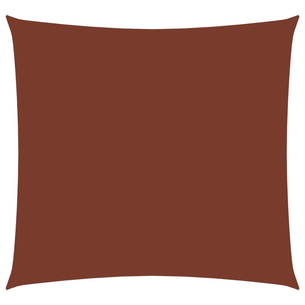 Solsejl 2X4,5 M Rektangulær Oxfordstof Terrakotta - 2.5 x 3 m