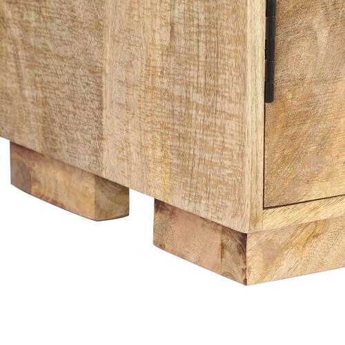 Bogreol massivt mangotræ 60 x 35 x 180 cm