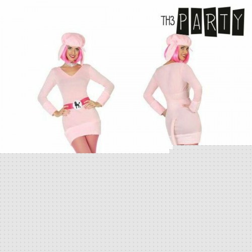 Kostume til voksne - pink dyr, 2 dele (XL)