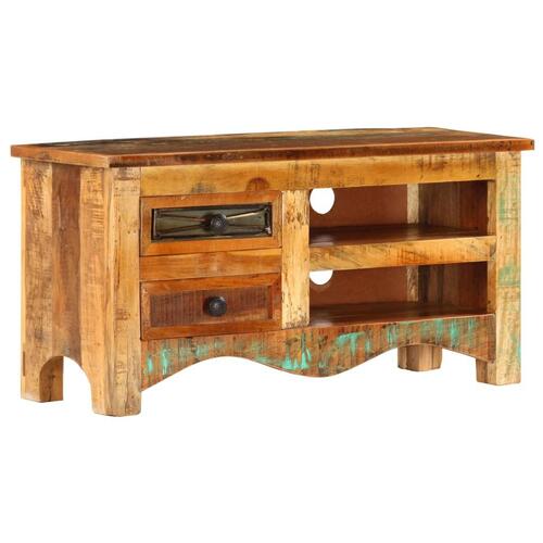 Tv-skab 80x30x40 cm massivt genbrugstræ