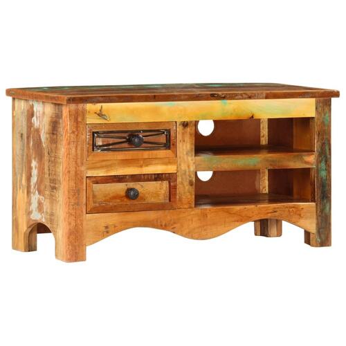 Tv-skab 80x30x40 cm massivt genbrugstræ
