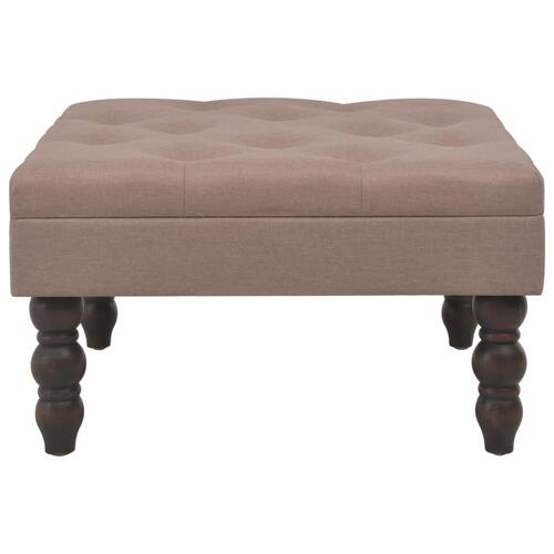 Taburet polyester 60 x 60 x 36 cm brun