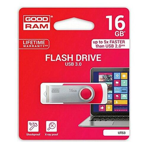 GoodRam UTS3 USB 3.1 USB-stick 128 GB - sort/rød
