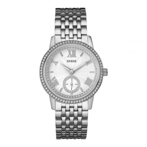 Dameur Guess W0573L1 - sølvfarvet (Ø 39 mm)