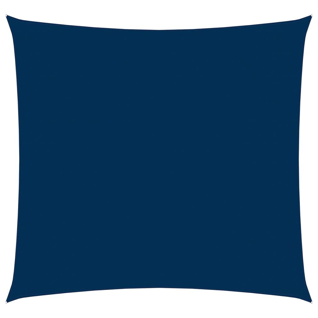 Solsejl 3,6x3,6 m oxfordstof firkantet blå billede