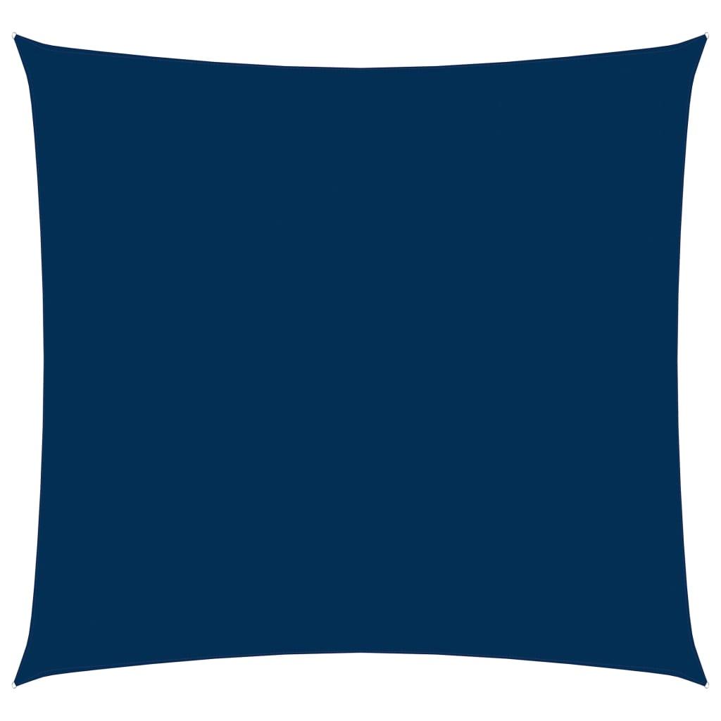 Solsejl 4,5x4,5 m firkantet oxfordstof blå