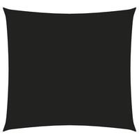 Solsejl 4,5x4,5 m firkantet oxfordstof sort